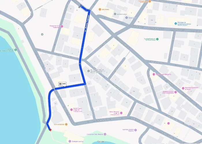 хармония център в стария град Apartman Pomorie